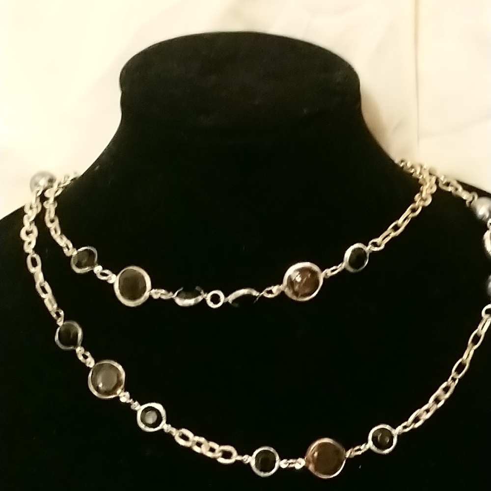 Double stranded necklace